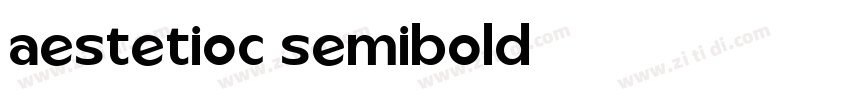 aestetioc semibold字体转换